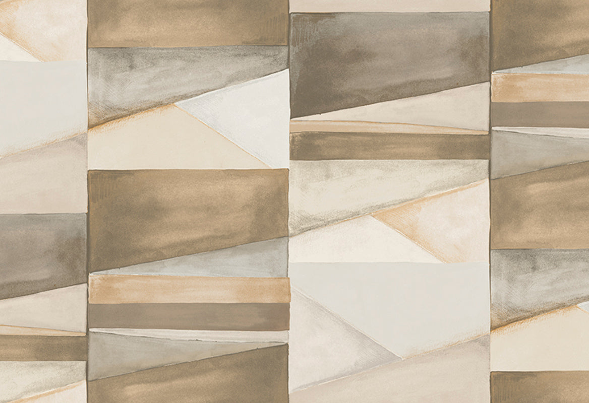 HookedOnWalls Silhouette Color Blocks behang 34833Afbeelding 1