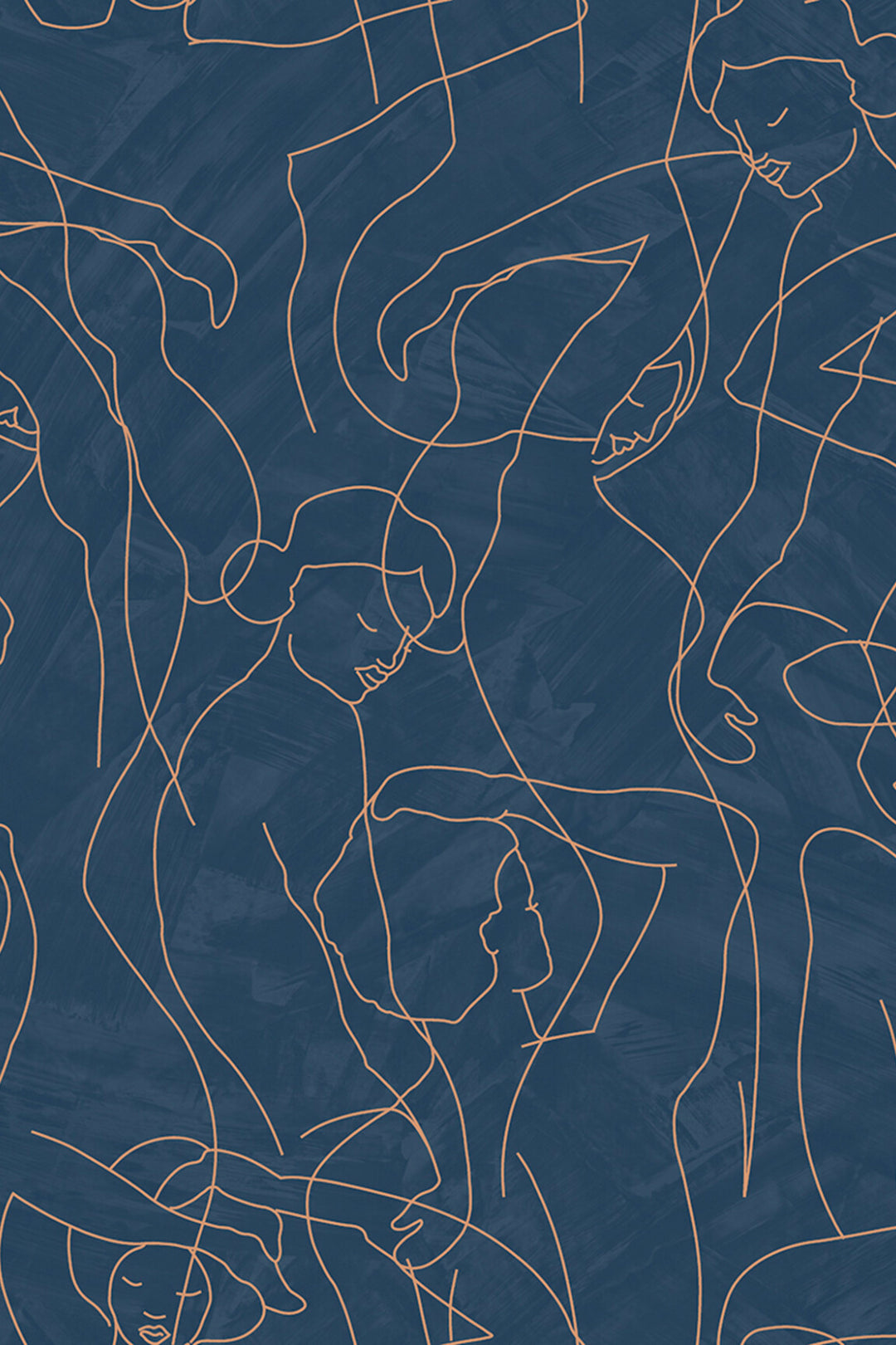 HookedOnWalls Silhouette Model Lines behang 34840Afbeelding 3