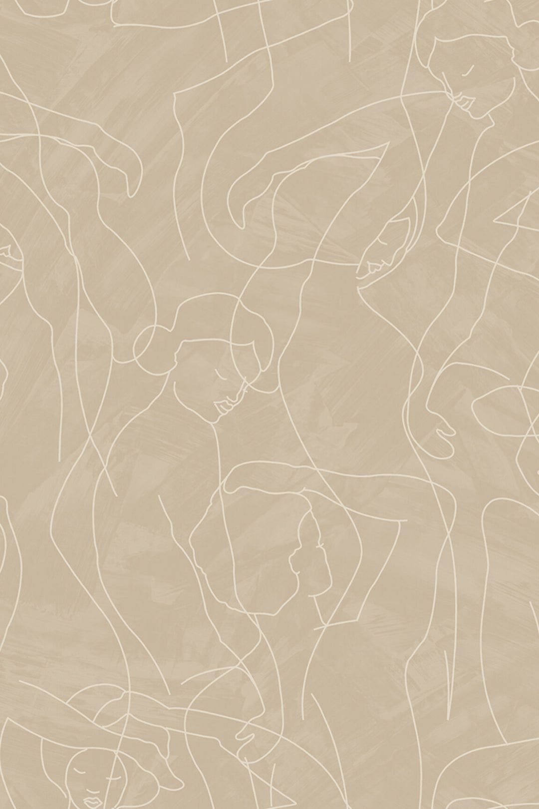 HookedOnWalls Silhouette Model Lines behang 34844Afbeelding 3