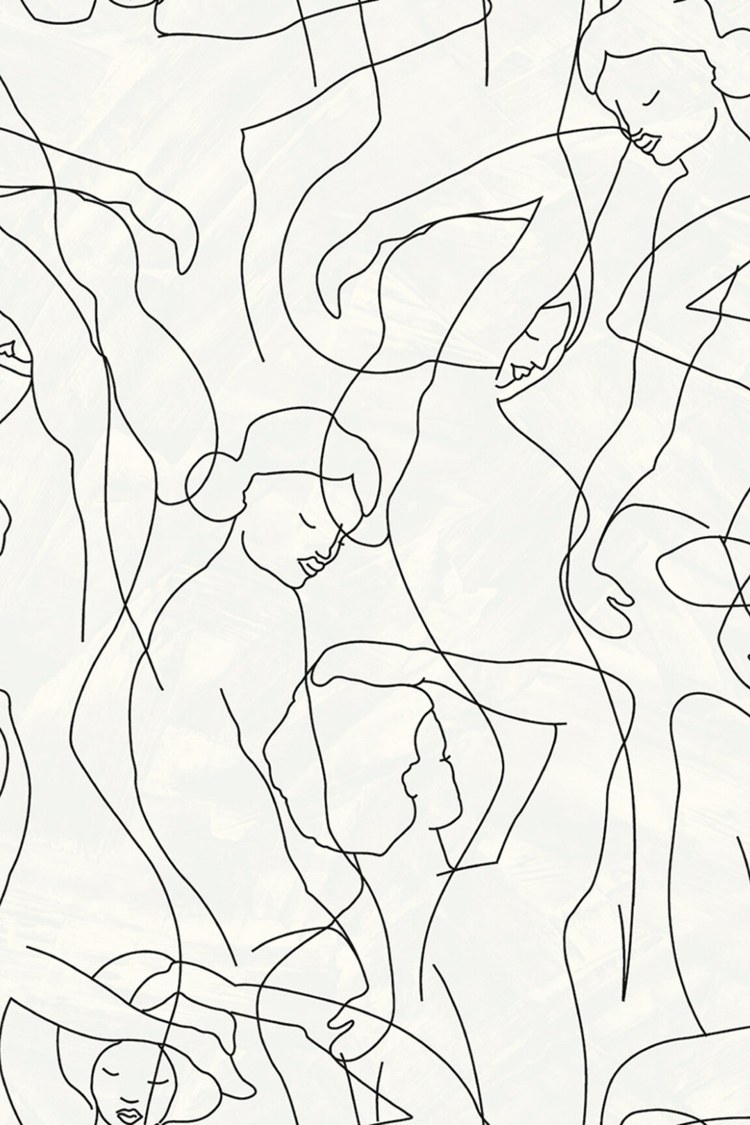 HookedOnWalls Silhouette Model Lines behang 34845Afbeelding 3