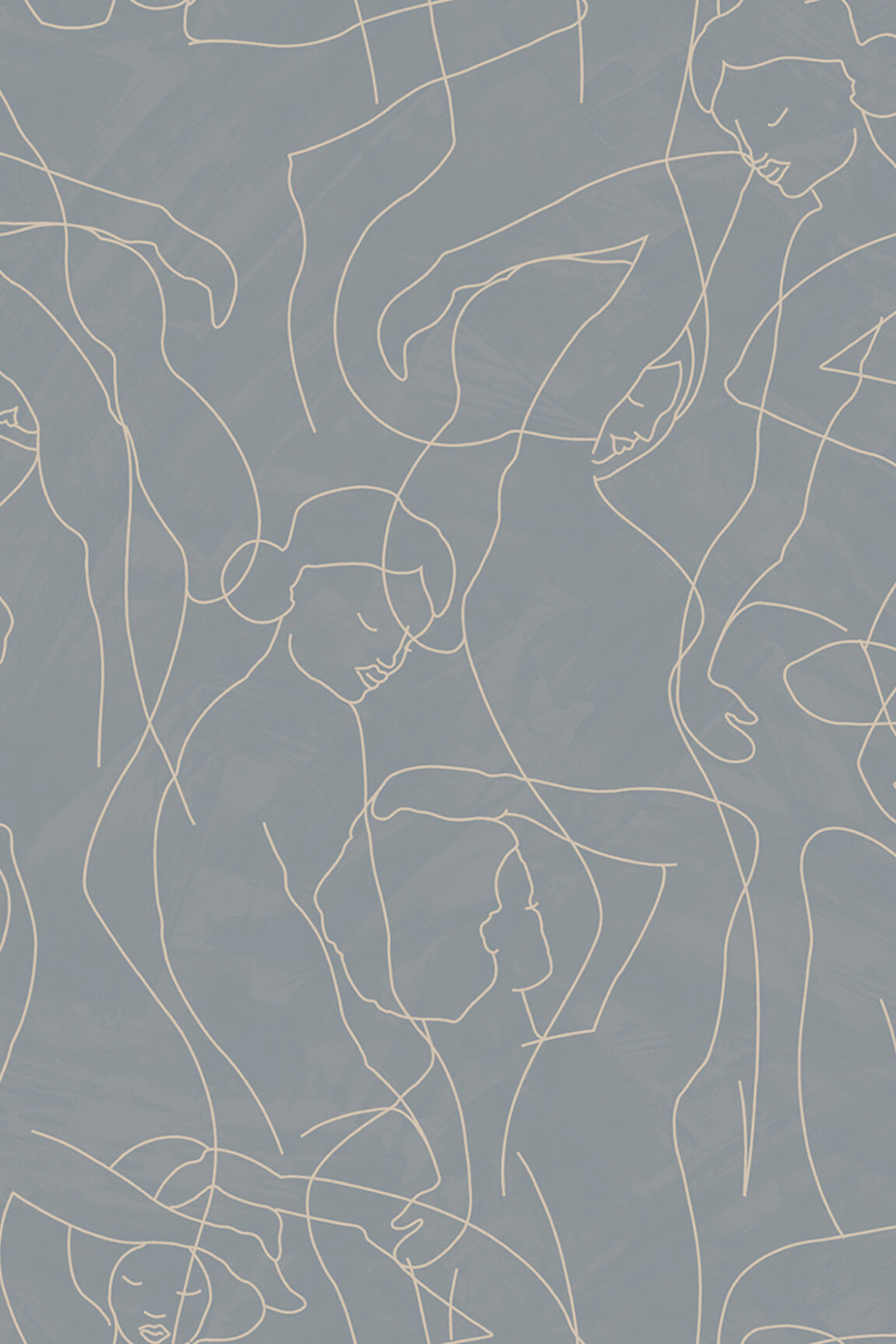 HookedOnWalls Silhouette Model Lines behang 34846Afbeelding 3