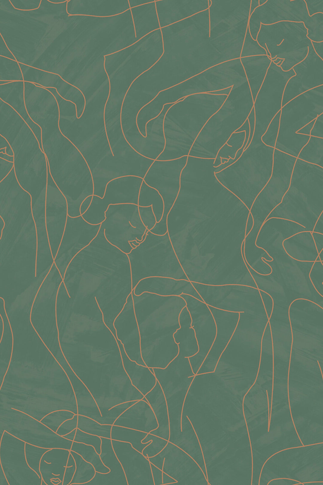 HookedOnWalls Silhouette Model Lines behang 34847Afbeelding 3