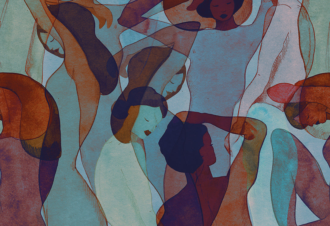 HookedOnWalls Silhouette Models behang 34871Afbeelding 1
