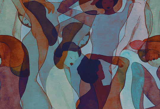 HookedOnWalls Silhouette Models behang 34871Afbeelding 1