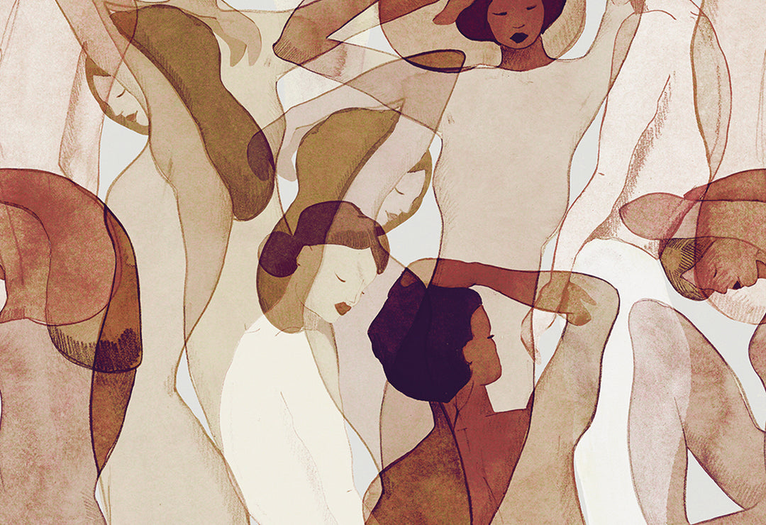 HookedOnWalls Silhouette Models behang 34870Afbeelding 1
