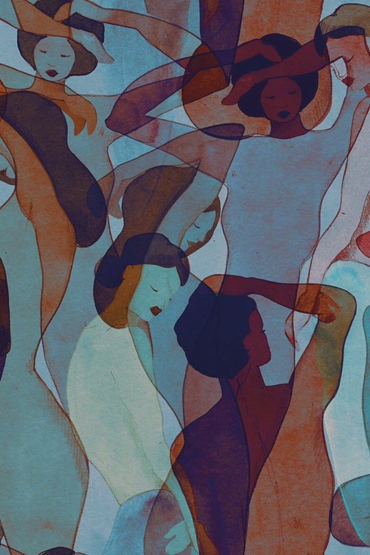 HookedOnWalls Silhouette Models behang 34871Afbeelding 4