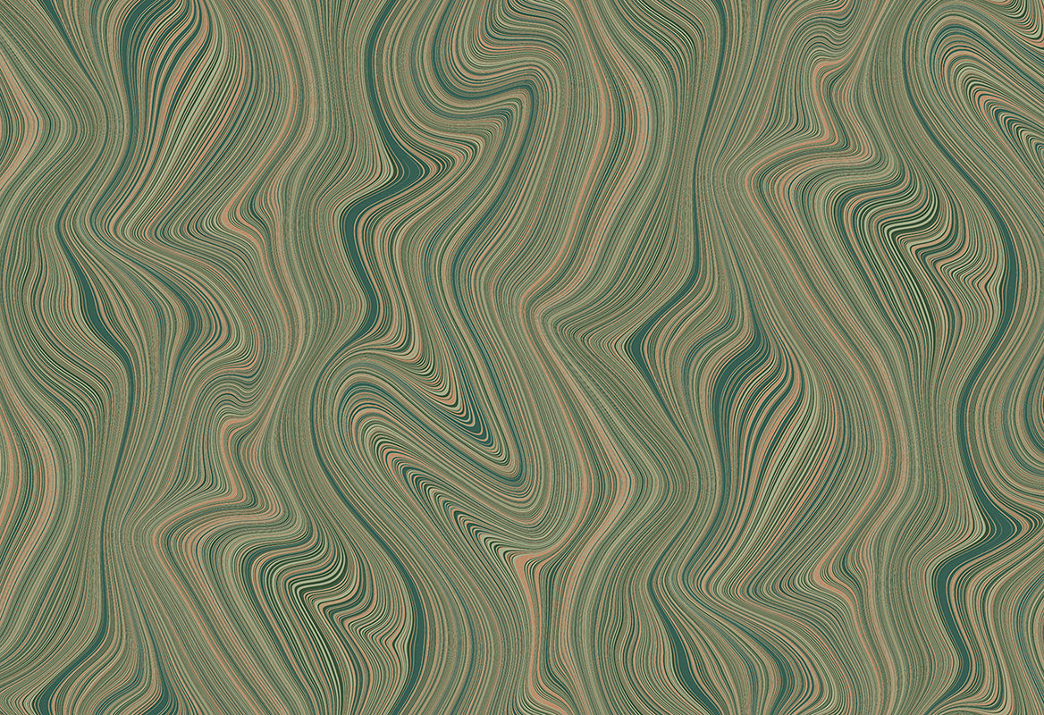 HookedOnWalls Silhouette Organic Lines behang 34854Afbeelding 1