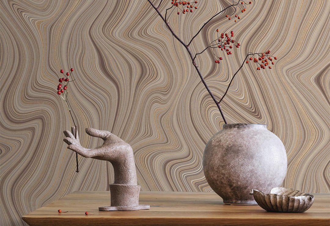HookedOnWalls Silhouette Organic Lines behang 34852Afbeelding 3