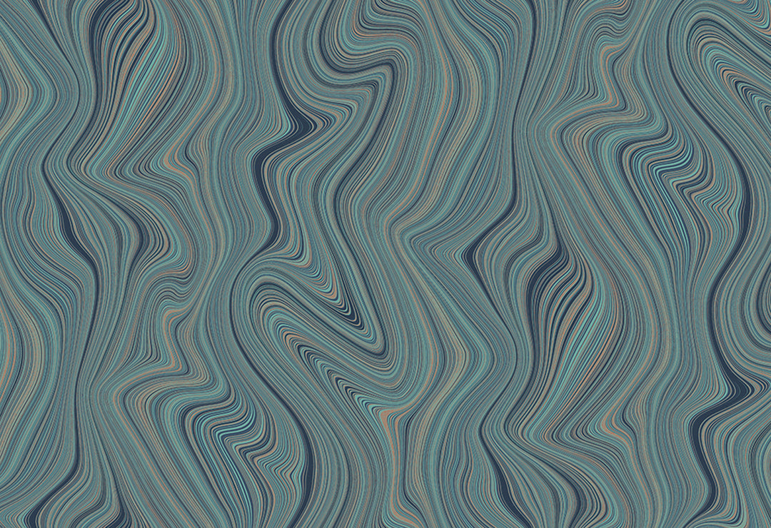 HookedOnWalls Silhouette Organic Lines behang 34851Afbeelding 1