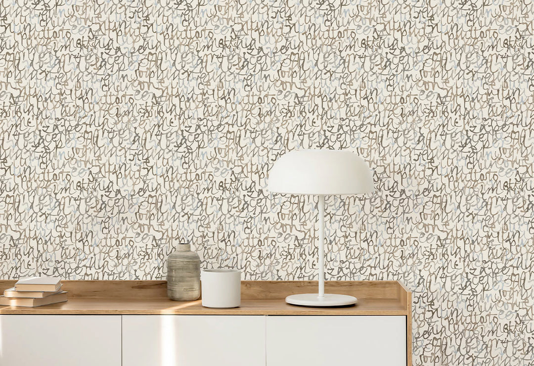 HookedOnWalls Silhouette Script behang 34863Afbeelding 2