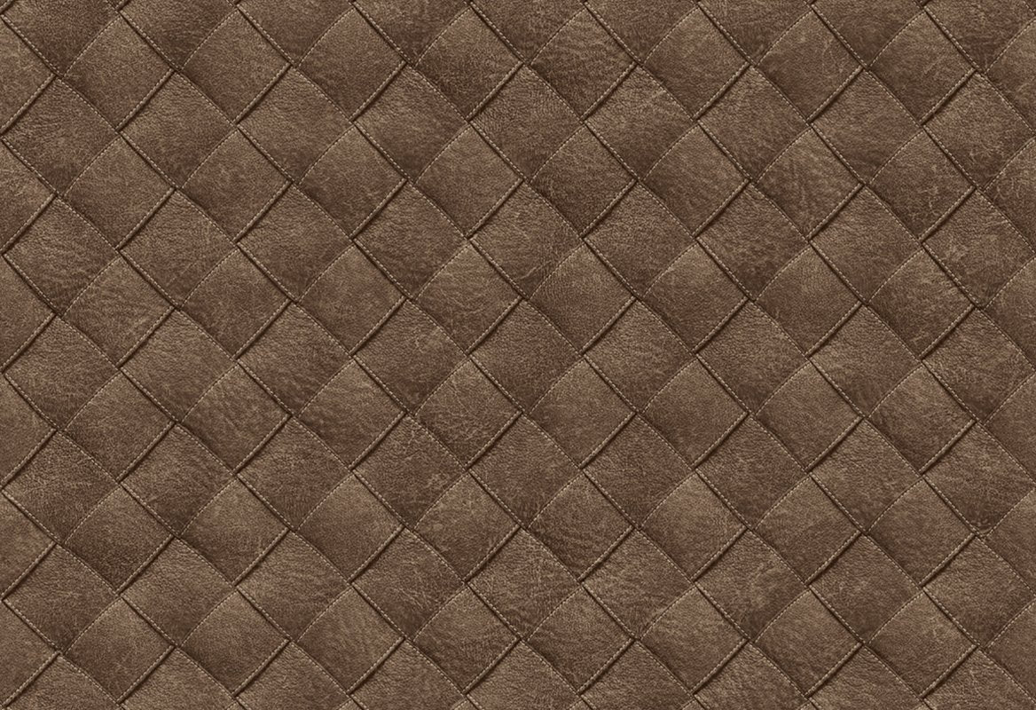HookedOnWalls Tahiti Leather patchwork behang TA25072Afbeelding 1