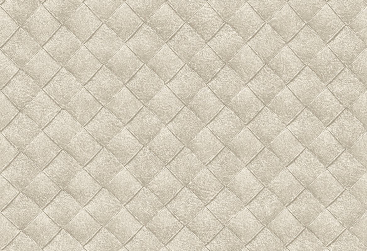 HookedOnWalls Tahiti Leather patchwork behang TA25070Afbeelding 1