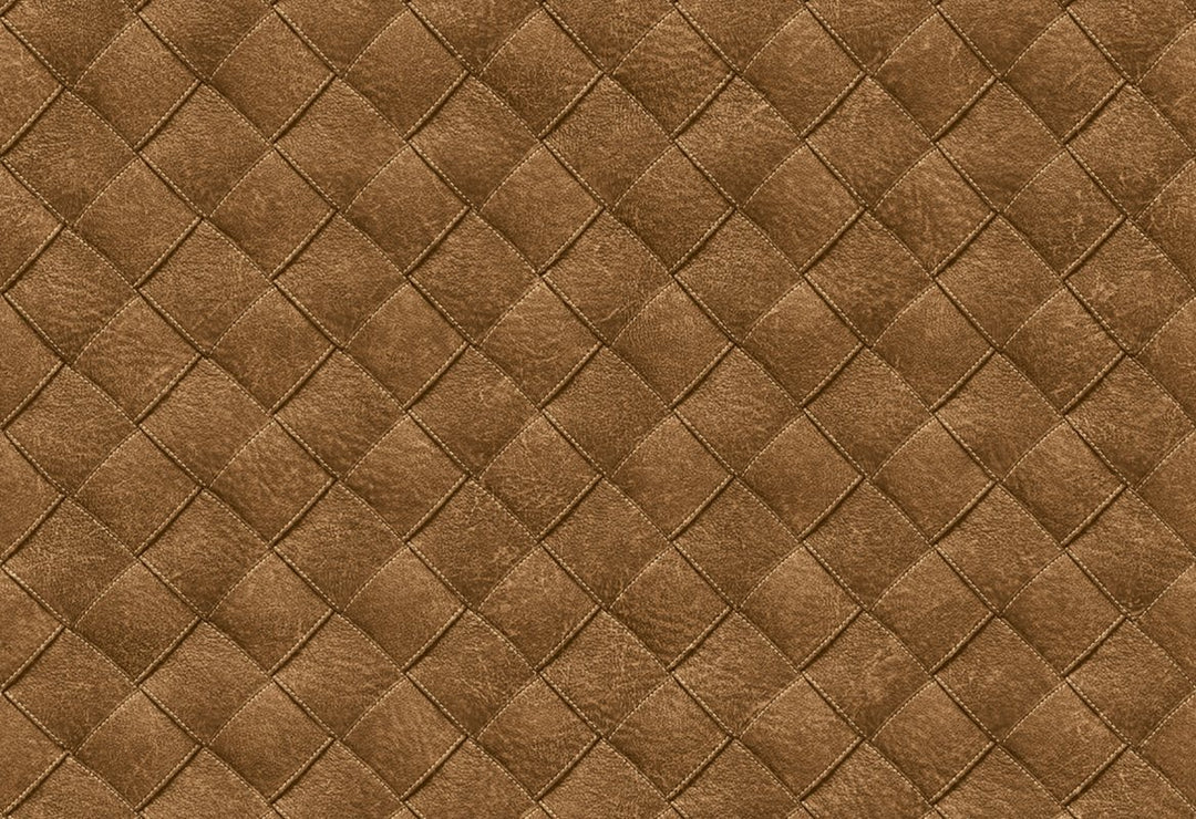 HookedOnWalls Tahiti Leather patchwork behang TA25073Afbeelding 1