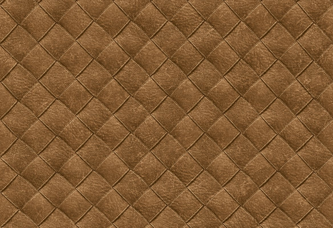 HookedOnWalls Tahiti Leather patchwork behang TA25073Afbeelding 1