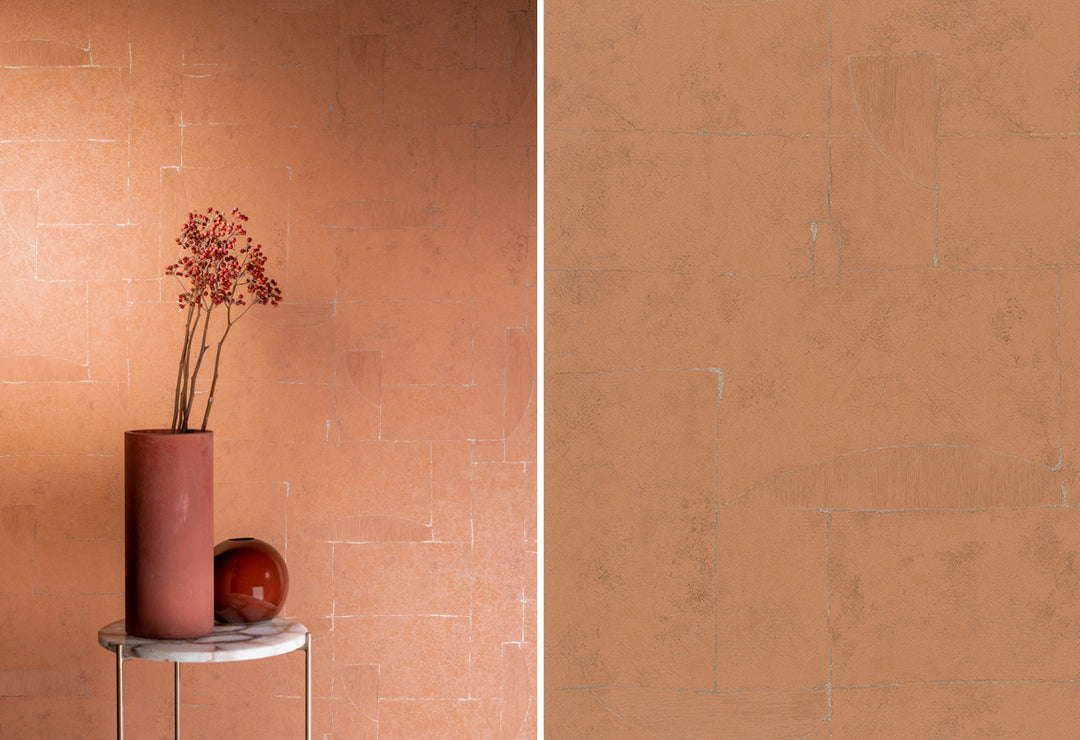 HookedOnWalls Terra Cotta Print 3 behang 42113Afbeelding 3