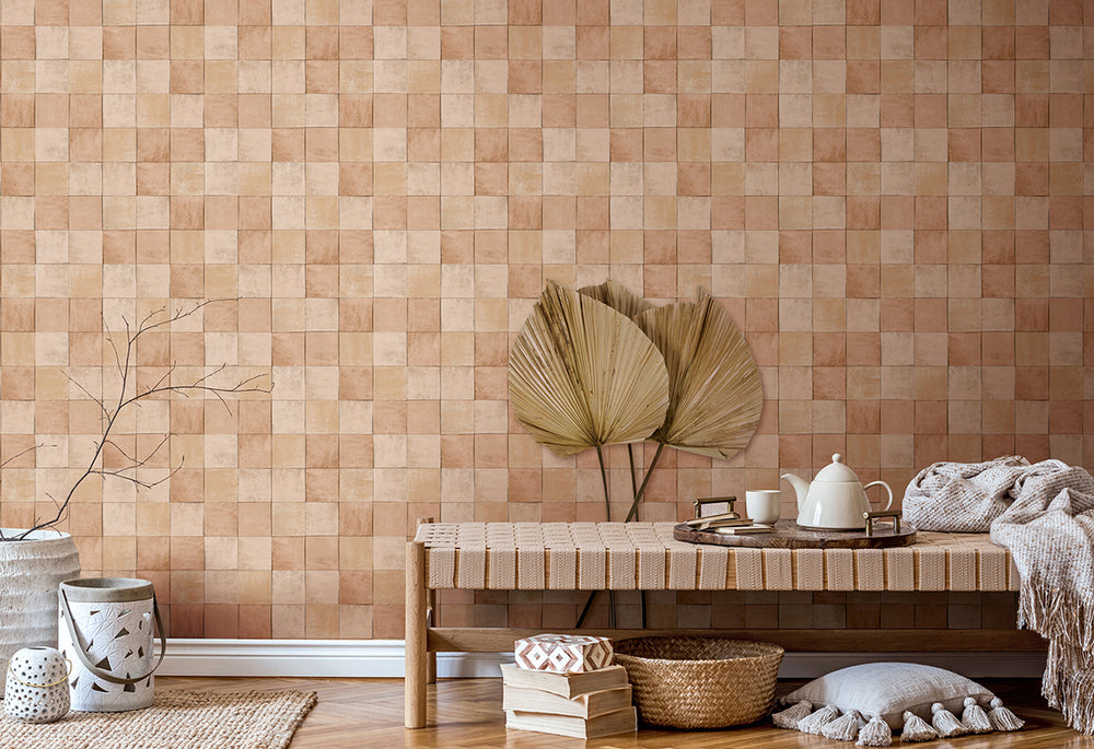 HookedOnWalls Terra Cotta Print 4 behang 42143Afbeelding 2