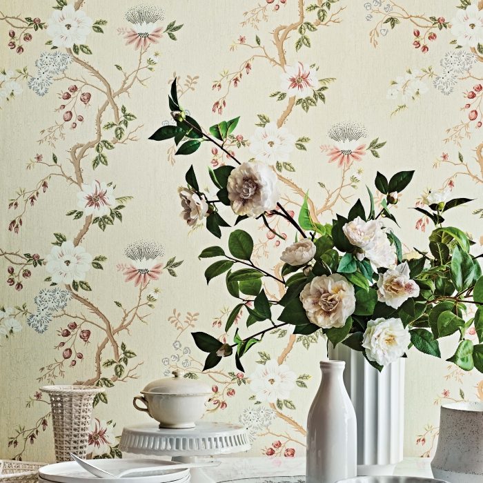 Cole &amp; Son Botanical ~Botanica~ Camellia behang 115/8024