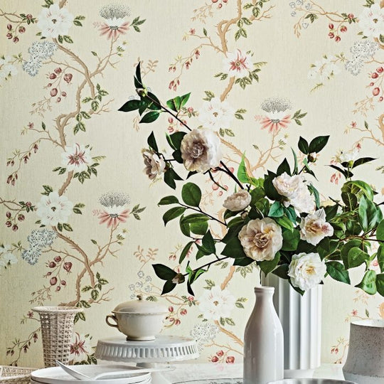 Cole &amp; Son Botanical ~Botanica~ Camellia behang 115/8024