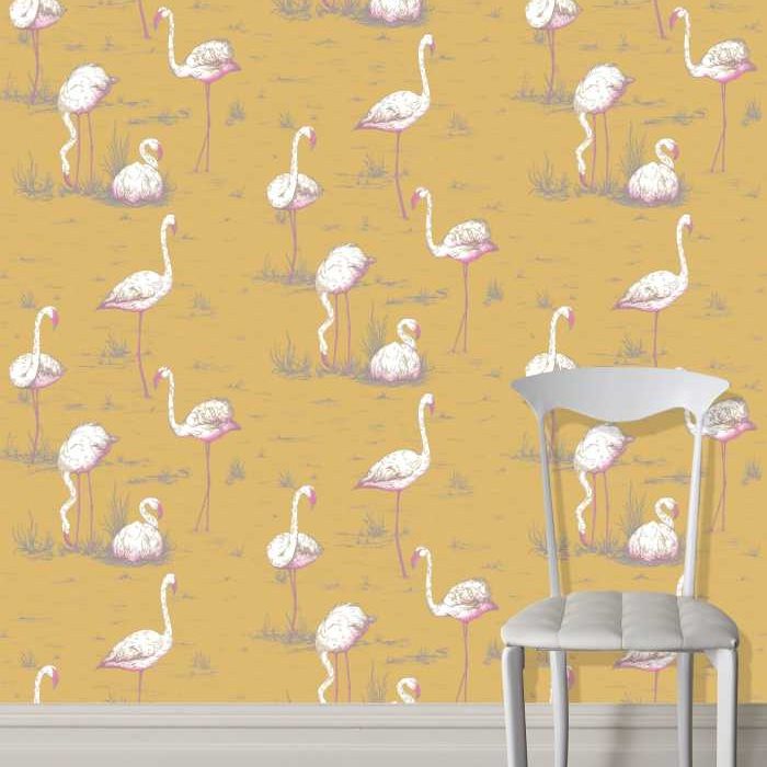 Cole &amp; Son The Contemporary Selection Flamingos behang 66/6044