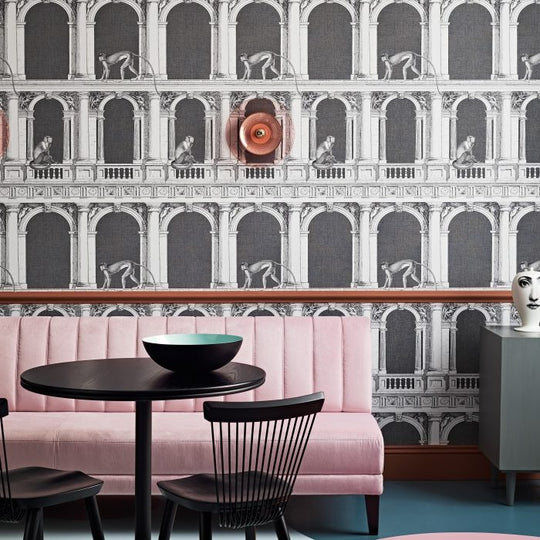 Cole &amp; Son Fornasetti Selection Procuratie e Scimmie behang 114/21041