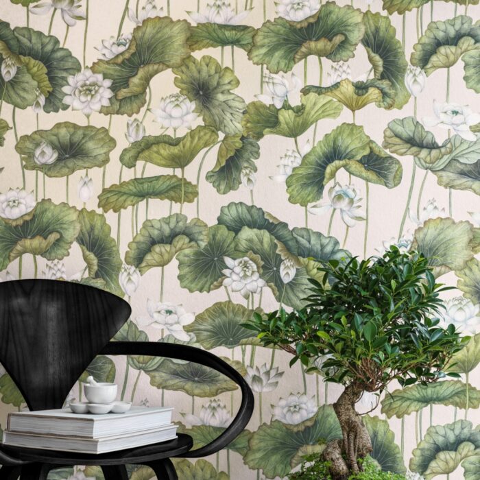 Cole &amp; Son Shinrin Yoku Lily Lotus behang 126/9032