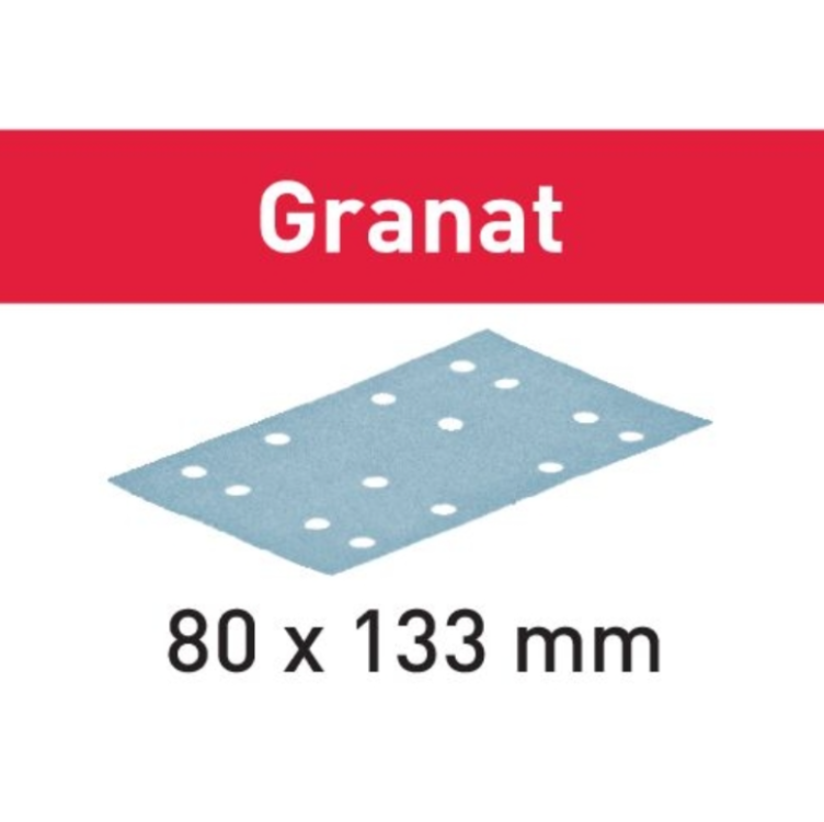 Festool Schuurstrook Granat STF 80 x 133 mm