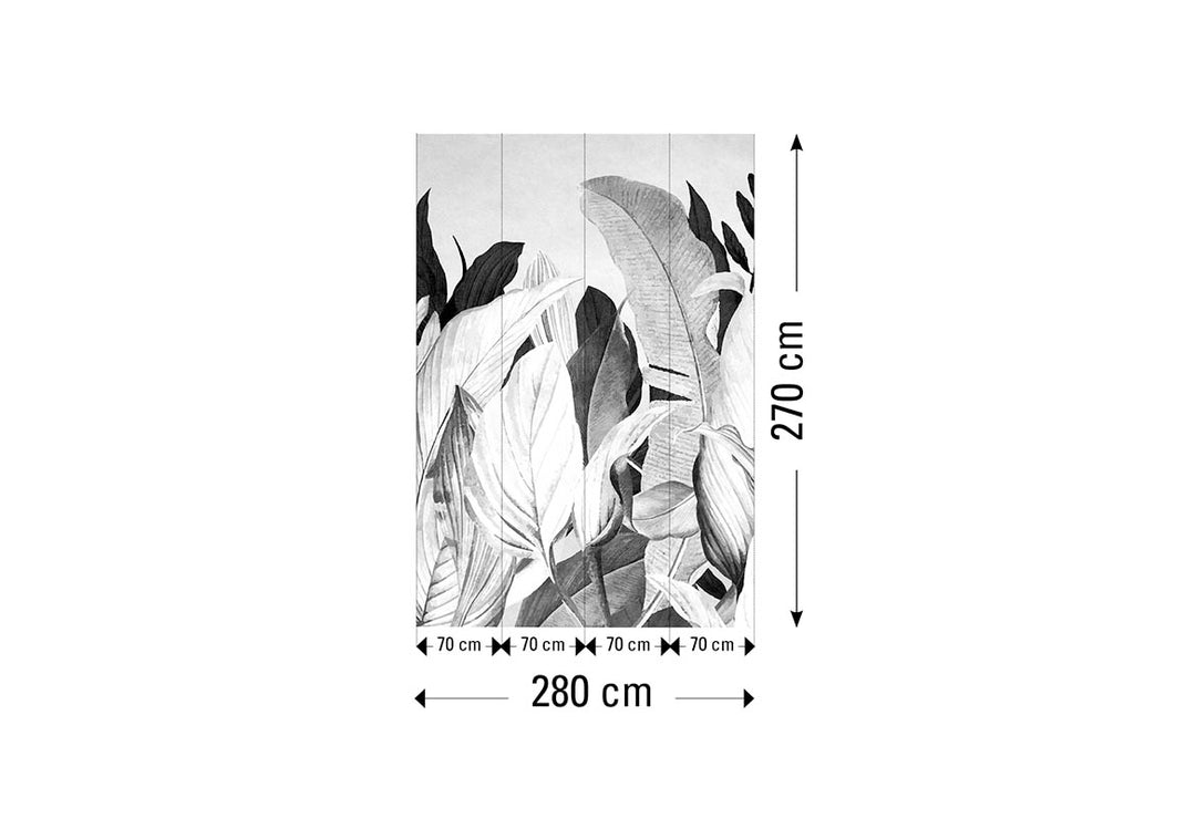 HookedOnWalls Caribbean Panoramique Tropical Forest behang 27202Afbeelding 4