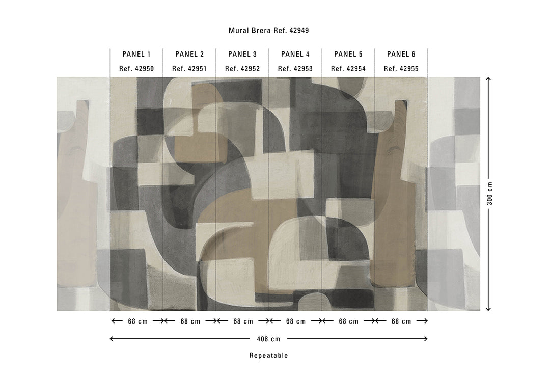 HookedOnWalls Milano Brera behang 42942Afbeelding 4