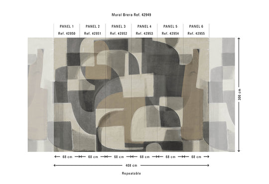 HookedOnWalls Milano Brera behang 42942Afbeelding 4