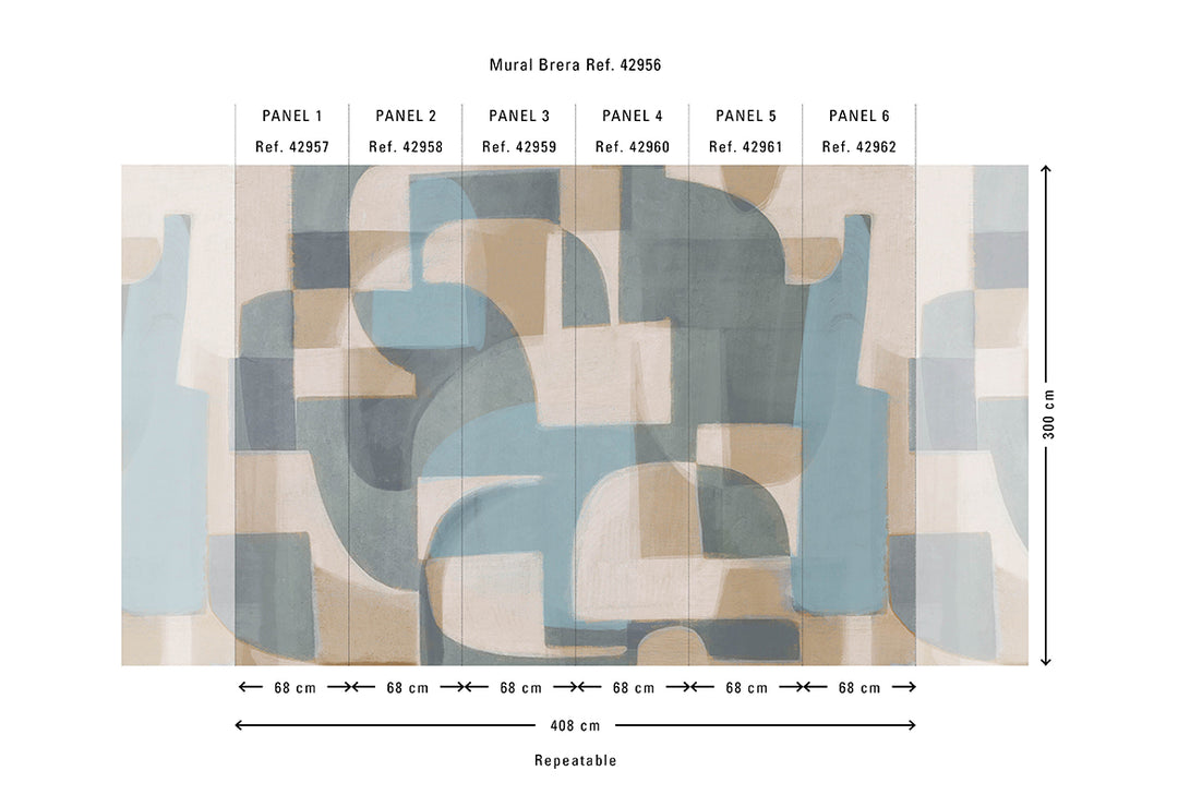 HookedOnWalls Milano Brera behang 42963Afbeelding 5