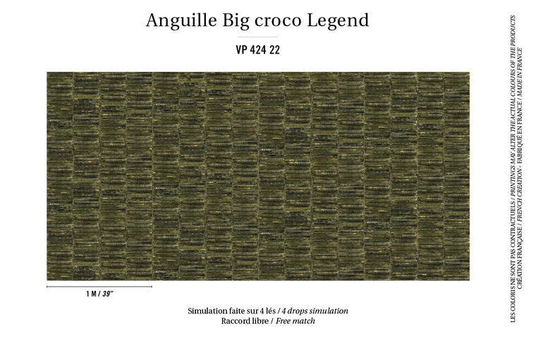 ÉLITIS Anguille Legend Behang VESTINGH Amsterdam VP_424_22