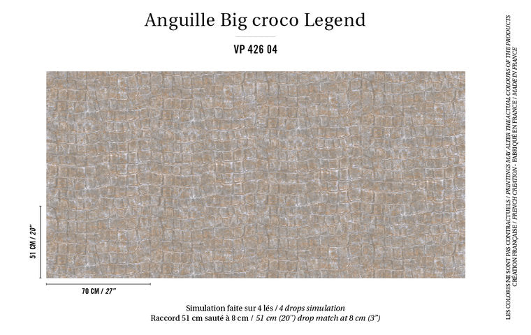ÉLITIS Big Croco Legend Behang VP_426_04