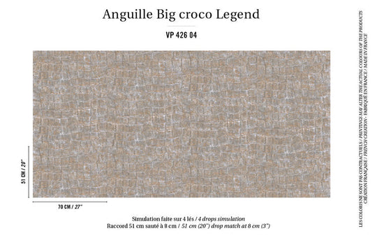 ÉLITIS Big Croco Legend Behang VP_426_04