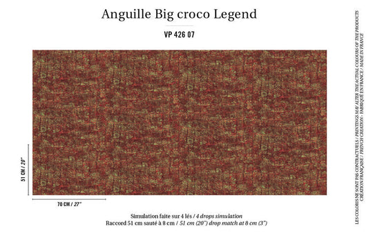 ÉLITIS Big Croco Legend Behang VP_426_07