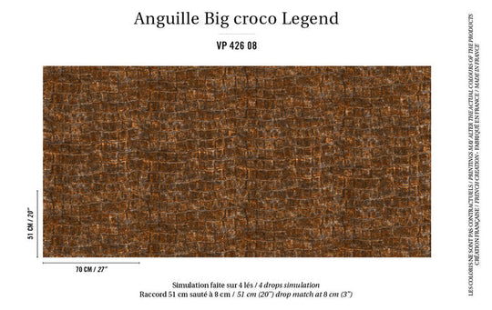 ÉLITIS Big Croco Legend Behang VP_426_08
