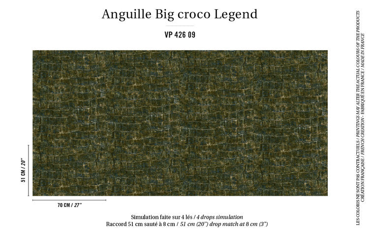 ÉLITIS Big Croco Legend Behang VP_426_09