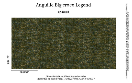ÉLITIS Big Croco Legend Behang VP_426_09