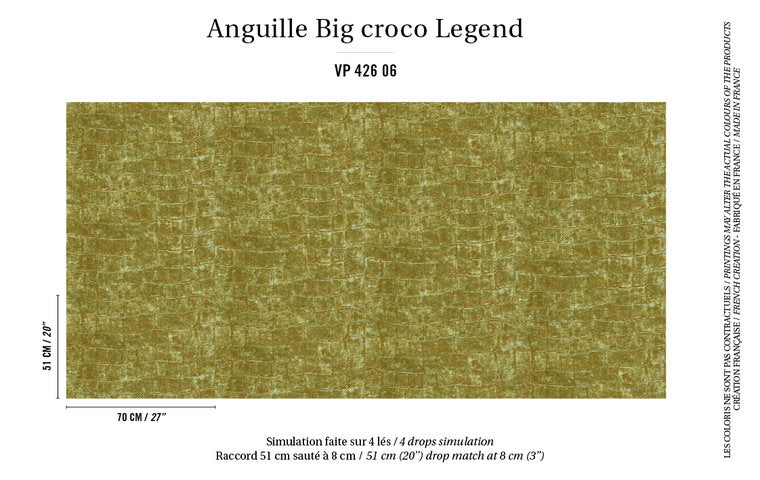 ÉLITIS Big Croco Legend Behang VP_426_06