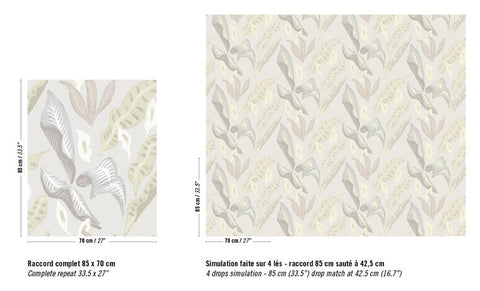 ÉLITIS Fleur de lune Behang - Flower Power behang TP_302_02