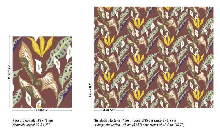 ÉLITIS Fleur de lune Behang - Flower Power behang TP_305_05