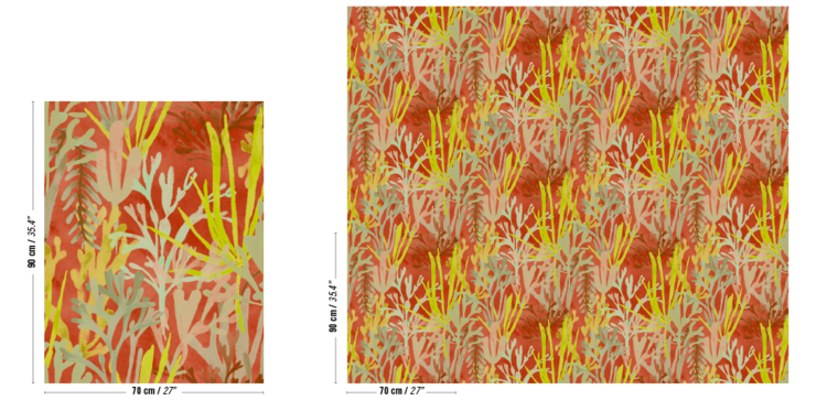 ÉLITIS Algues Behang Flower Power behang collectie TP_303_02