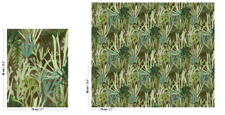 ÉLITIS Algues Behang Flower Power behang collectie TP_303_03