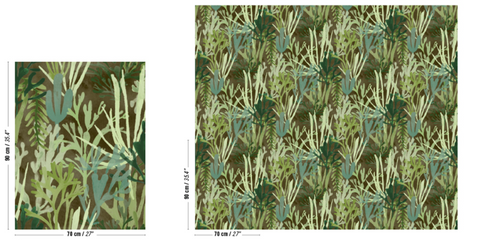 ÉLITIS Algues Behang Flower Power behang collectie TP_303_03