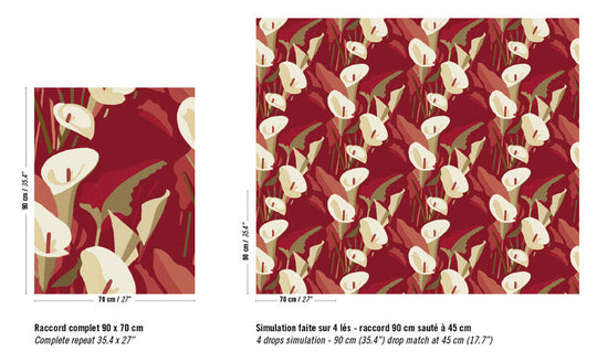 ÉLITIS Arum Behang Flower Power behang collectie TP_304_04