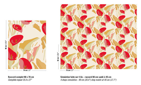 ÉLITIS Arum Behang Flower Power behang collectie TP_304_02