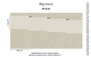 ÉLITIS big croco behang instructie