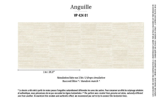 ÉLITIS Anguille behangpapier sfeer