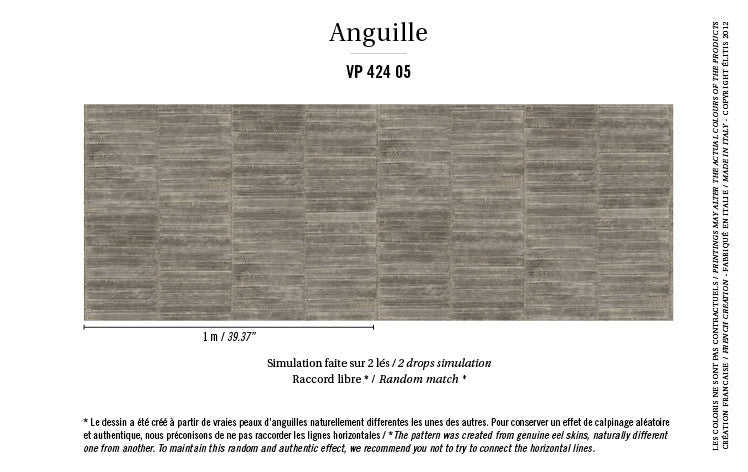 ÉLITIS Anguille behangpapier sfeer