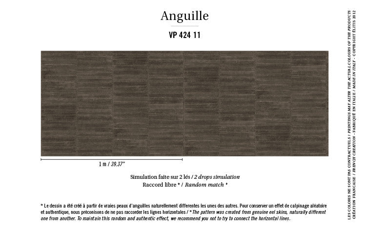 ÉLITIS Anguille behangpapier sfeer