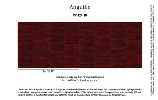 ÉLITIS Anguille behangpapier sfeer